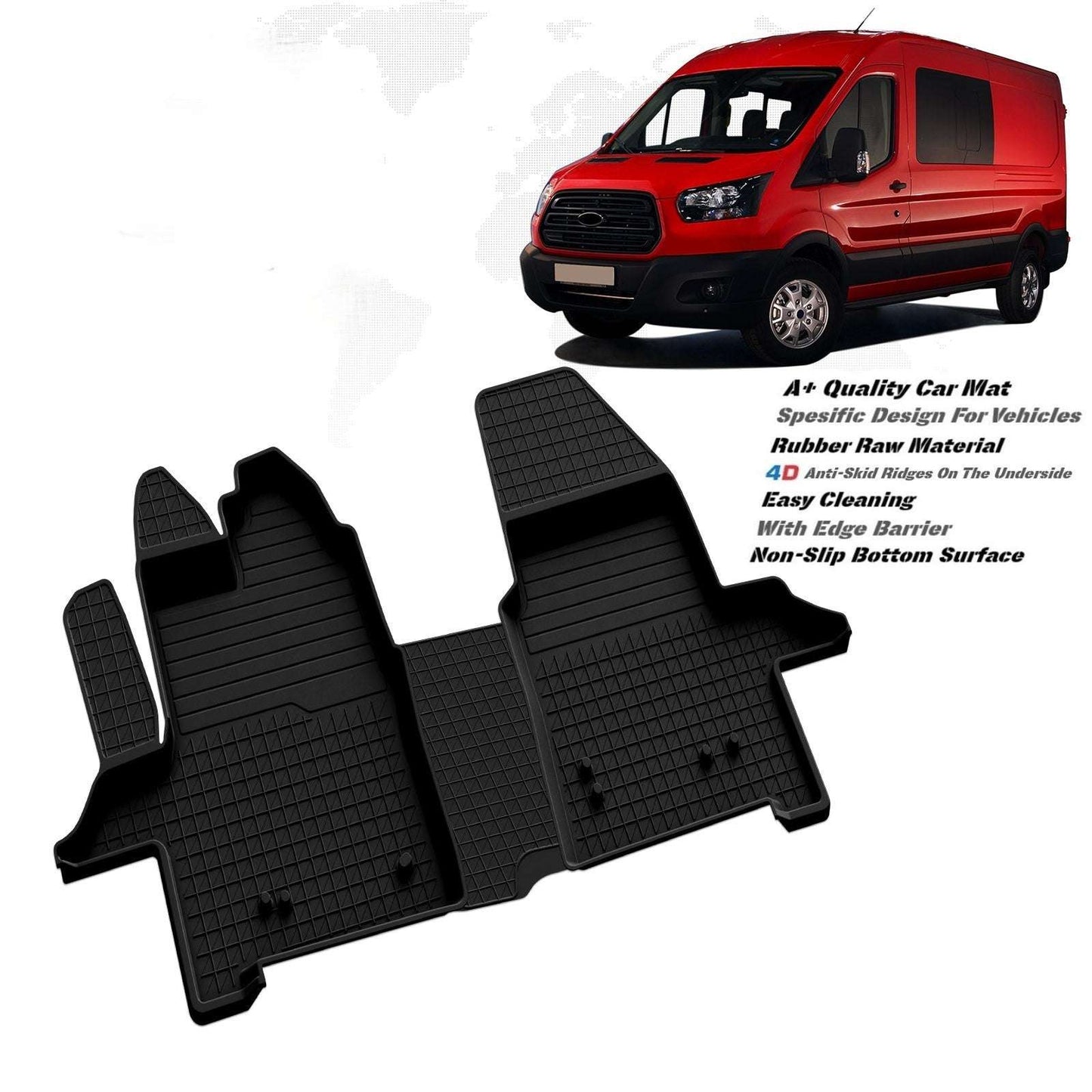 Ford Transit 2014Up 4D High Quality Floor Mats