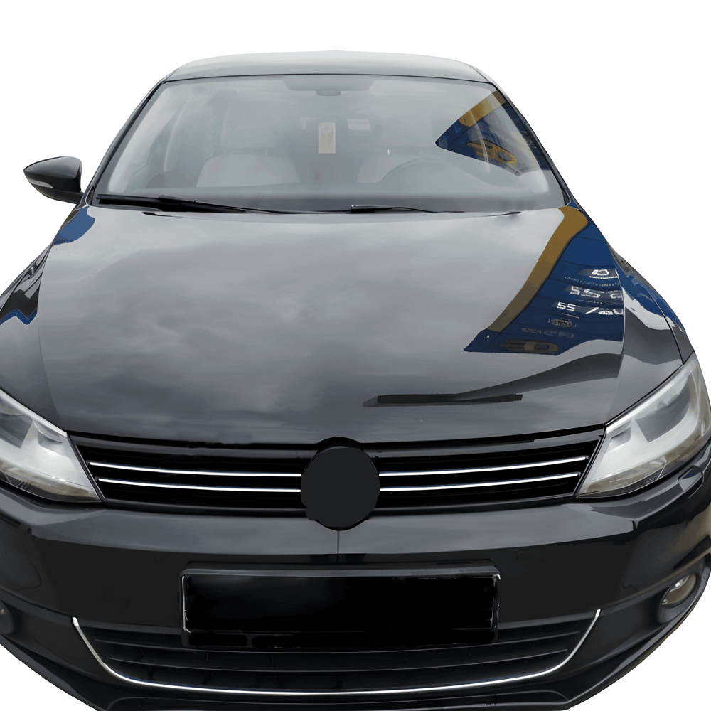VW Jetta 2011-14 chrome ''U'' formet front grille streamer bumper trim - Love Trend