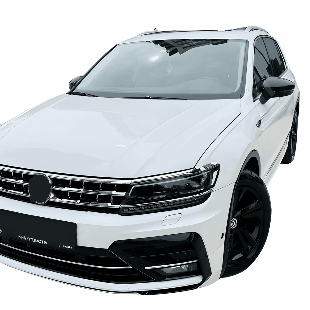 VW Tiguan 2016-20 chrome front bumper trim.
