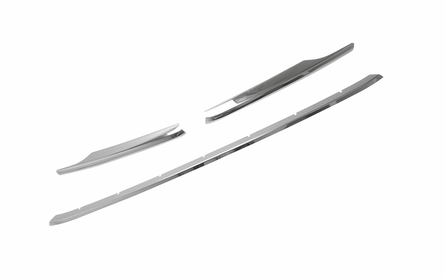 VW Caddy 2015-20 Chrome front bumper trim 3pcs
