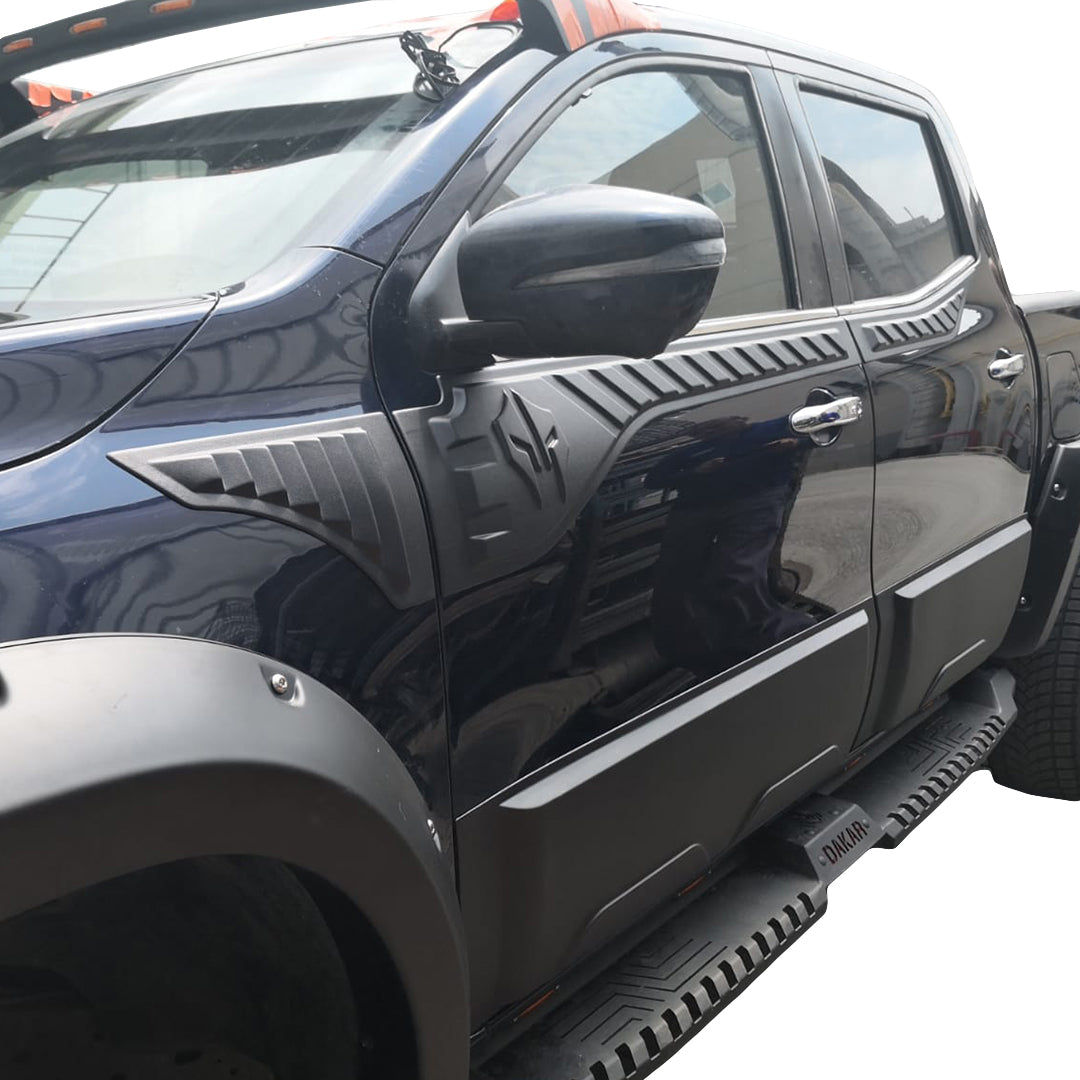 Mercedes X-class 2017 up abs plastic bat style side door streamer