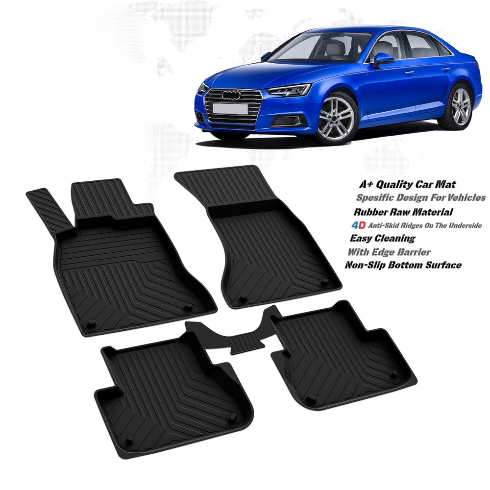 
                      
                        AUDI A4 (B9) 2016-2019 high quality rubber 4d floor mats
                      
                    