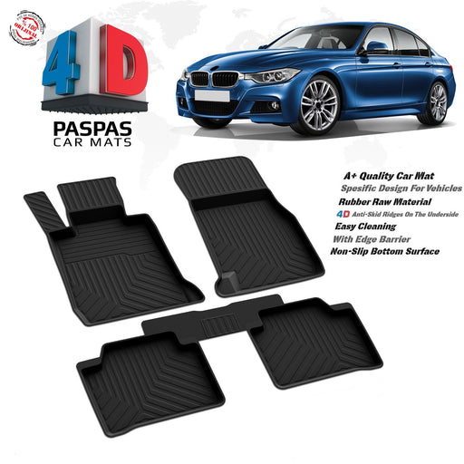 BMW 3Series F30 2011up high quality rubber 4d floor mats