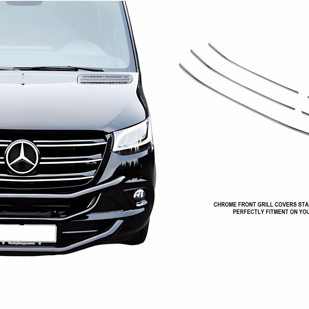 
                      
                        Mercedes Sprinter 2018+ chrome front grille cover
                      
                    