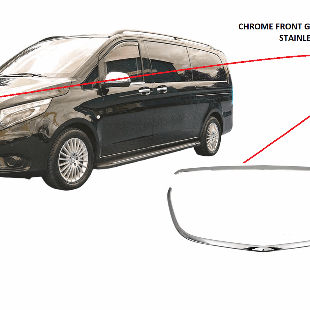 Mercedes Vito 447 2014+ Chrom-Frontgrill-Außenrahmen