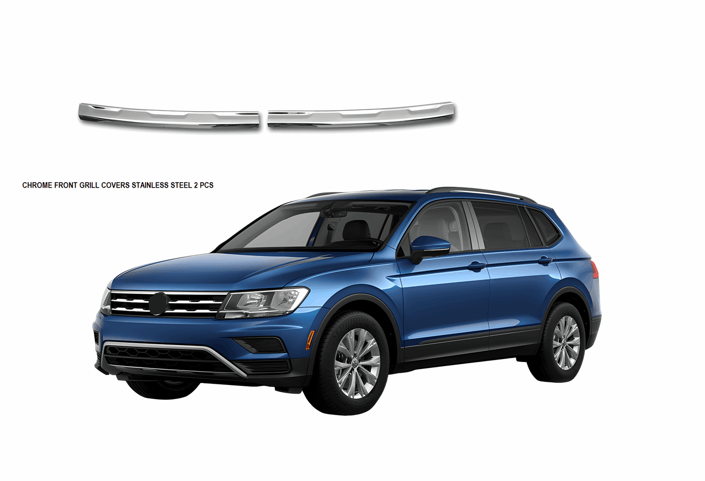 VW Tiguan 2016-20 chrome front grill cover - Love Trend