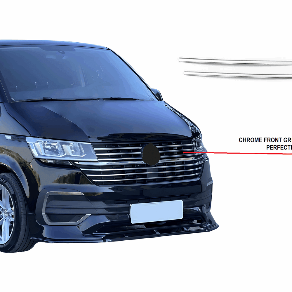 VW T6.1 2020-2022 chrome front grill cover - Love Trend