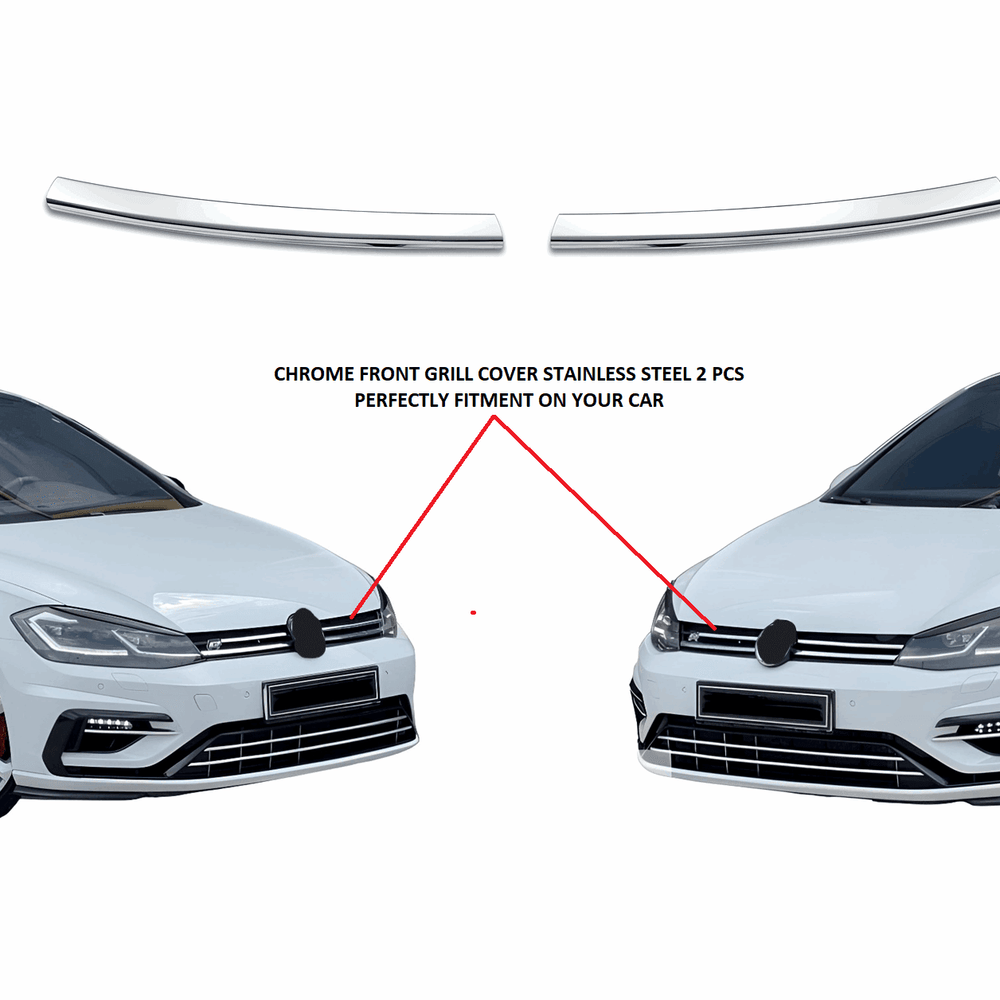 VW Golf7 2013-17 chrome front grill cover - Love Trend