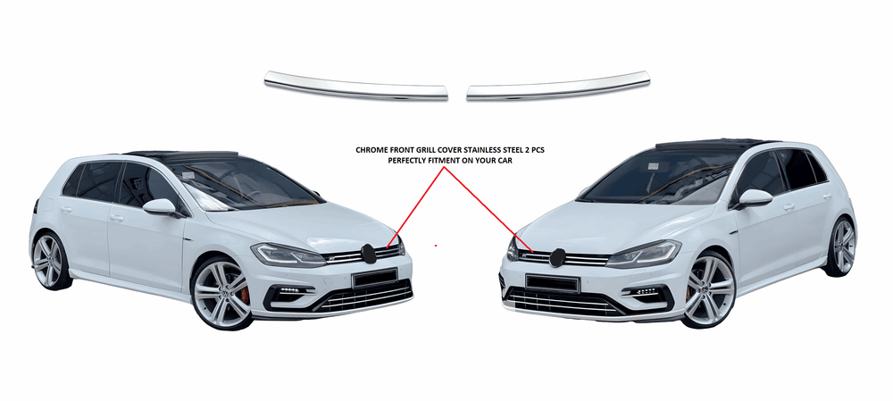 VW Golf7 2013-17 chrome front grill cover - Love Trend
