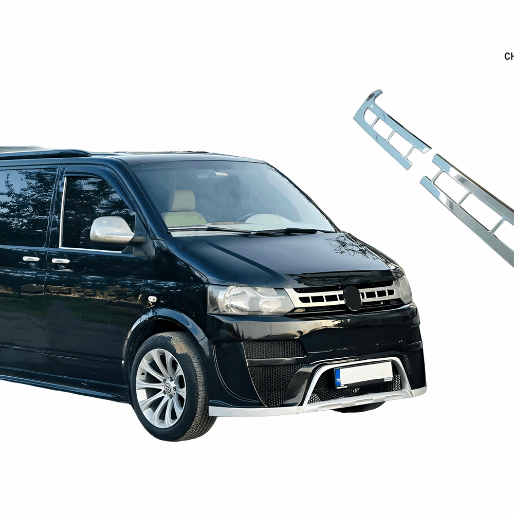 VW T5 2010-2014 chrome front grill cover - Love Trend