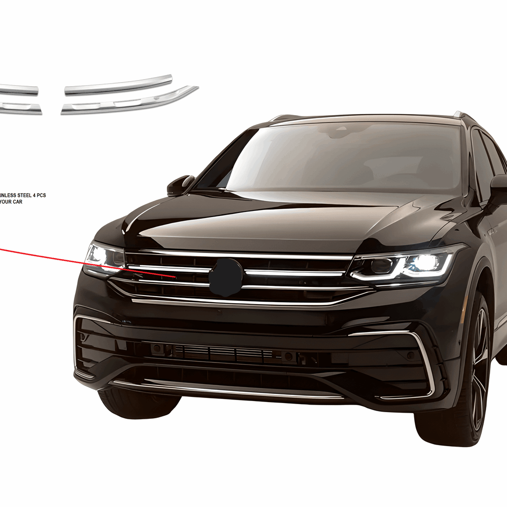 VW Tiguan 2020+ chrome front grill cover - Love Trend