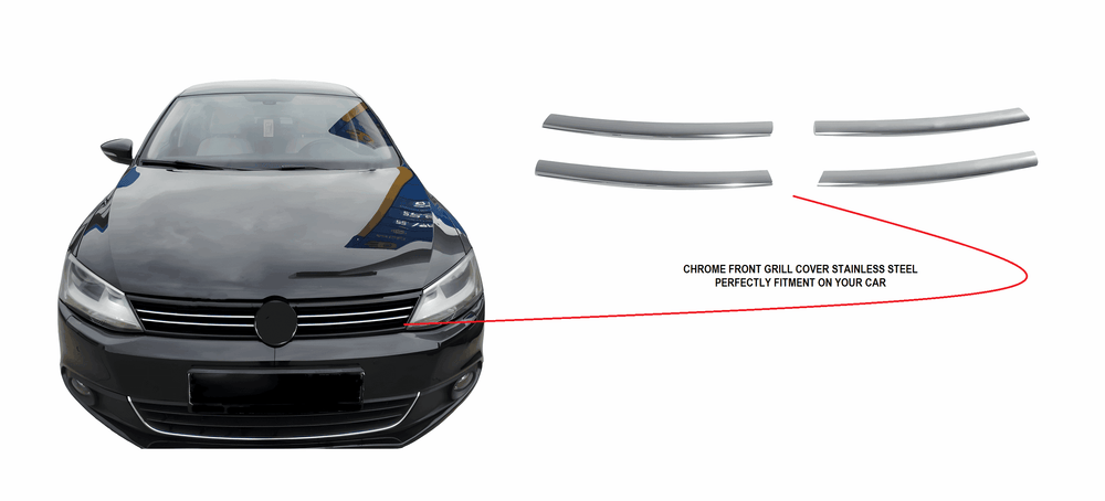 VW Jetta 2011-14 chrome front grill cover - Love Trend