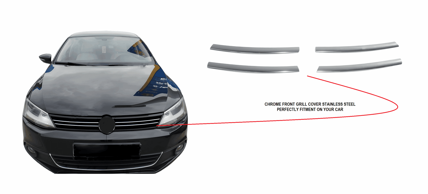 VW Jetta 2011-14 chrome front grill cover - Love Trend