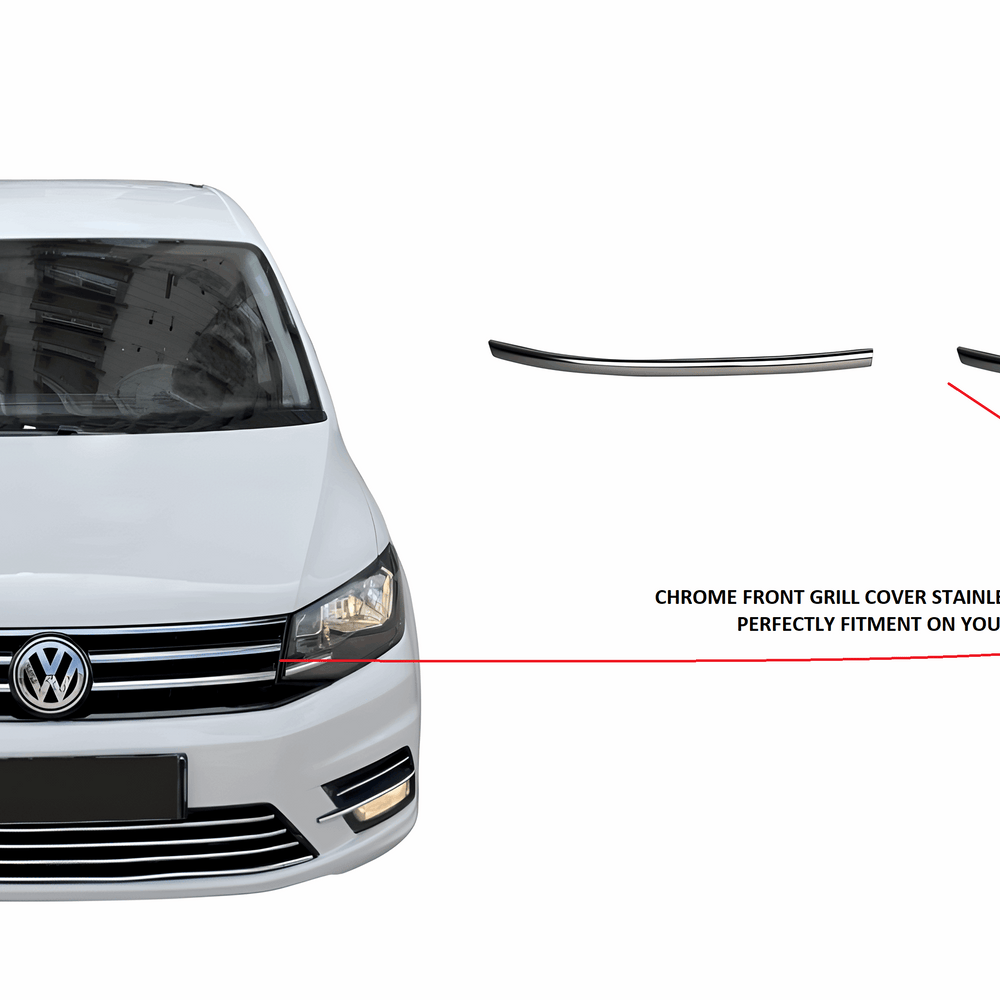 VW Caddy 2015-20 chrome front grill cover