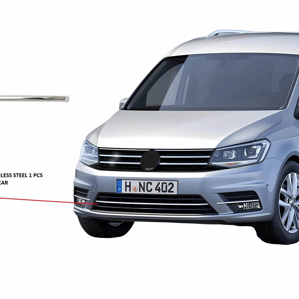 VW Caddy 2015-20 chrome front bumper trim 1pcs - Love Trend