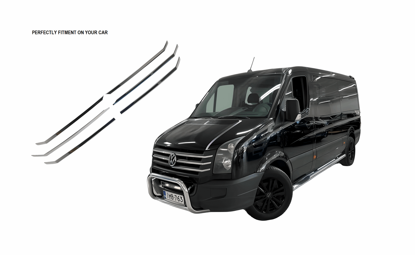 VW Crafter 2012-17 chrome front grill cover
