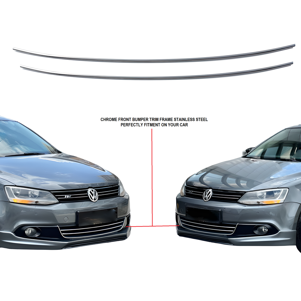 
                      
                        VW Jetta 2011-14 chrome front grill cover&bumper trim frame& ''U'' formed front grille set
                      
                    