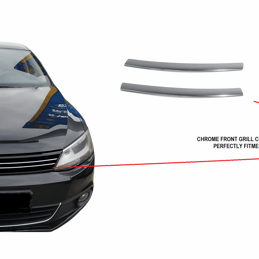 
                      
                        VW Jetta 2011-14 chrome front grill cover&bumper trim frame& ''U'' formed front grille set
                      
                    