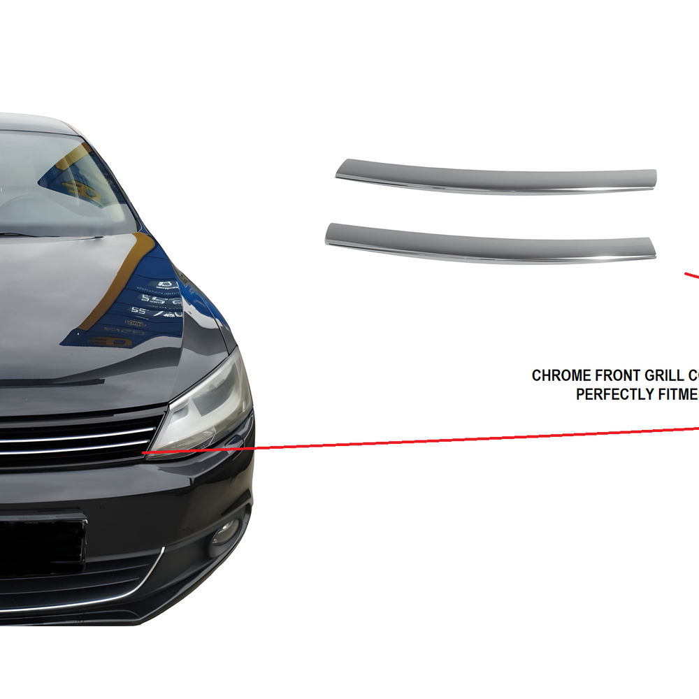 
                      
                        VW Jetta 2011-14 chrome front grill cover&bumper trim frame& ''U'' formed front grille set
                      
                    