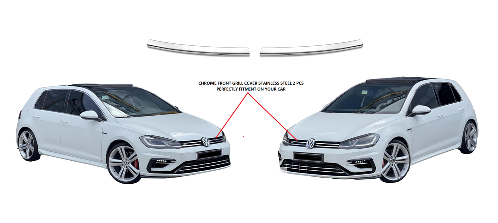 VW Golf7 2013-17 chrome front grill cover