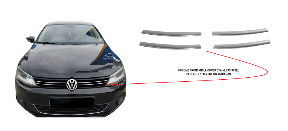 VW Jetta 2011-14 chrome front grill cover