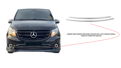 Mercedes Vito 447 2014+ Chrome front bumper trim