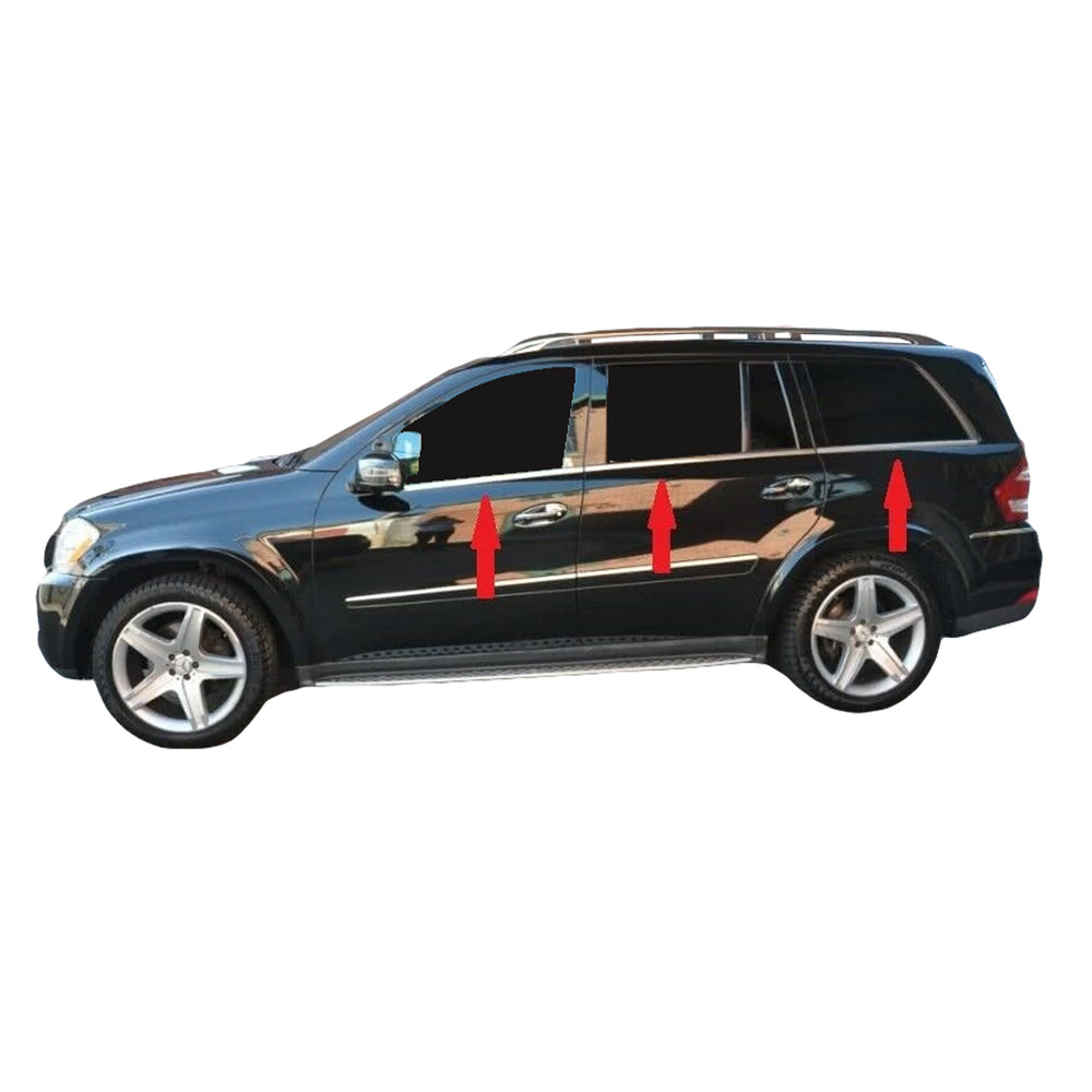 
                      
                        Mercedes GL chrome windows frame trim
                      
                    