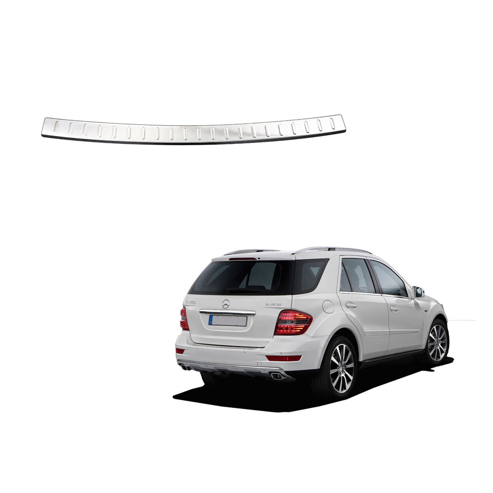 Mercedes ML W164 chrome rear bumper guard