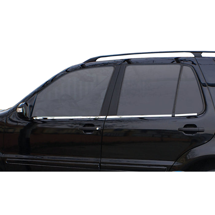 Mercedes ML W163 chrome windows frame trim