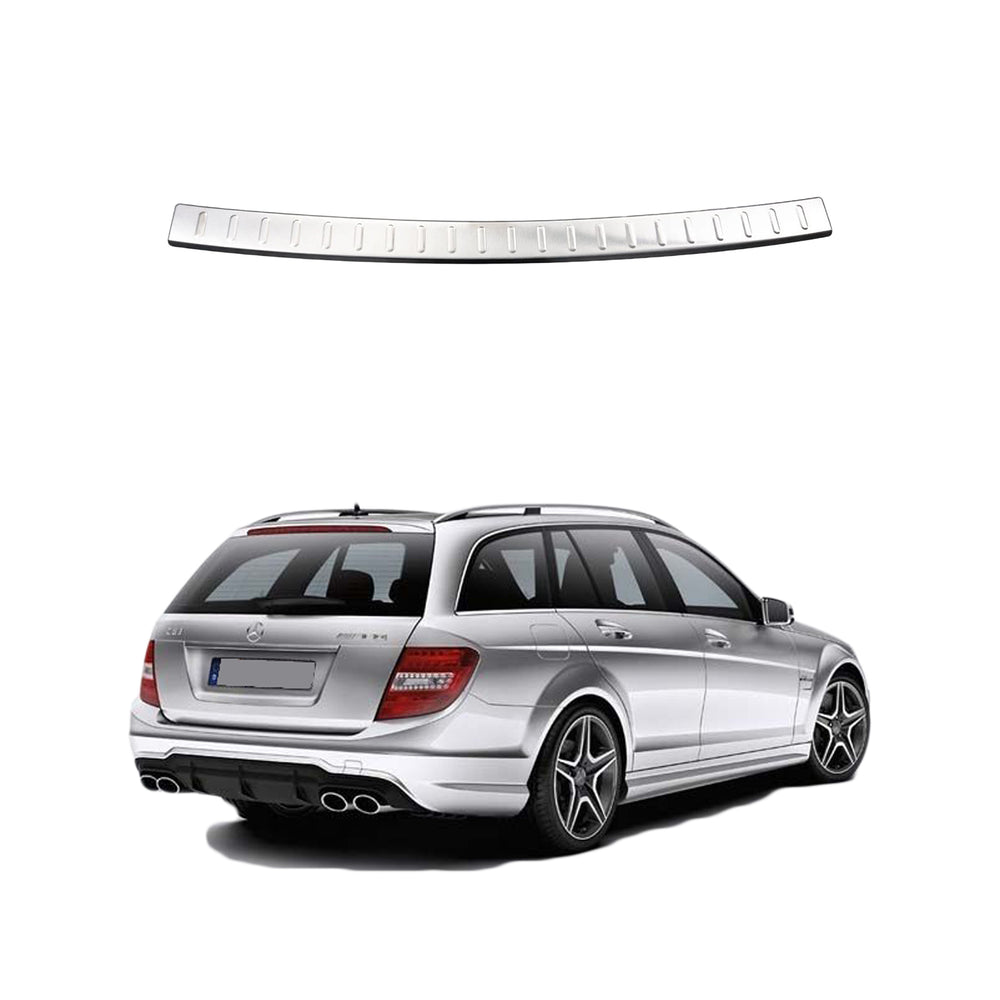 Mercedes W204  chrome rear bumper guard