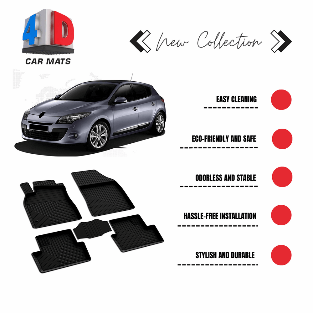 
                      
                        Renault Megane III 2010-16 4D High Quality Floor Mats
                      
                    