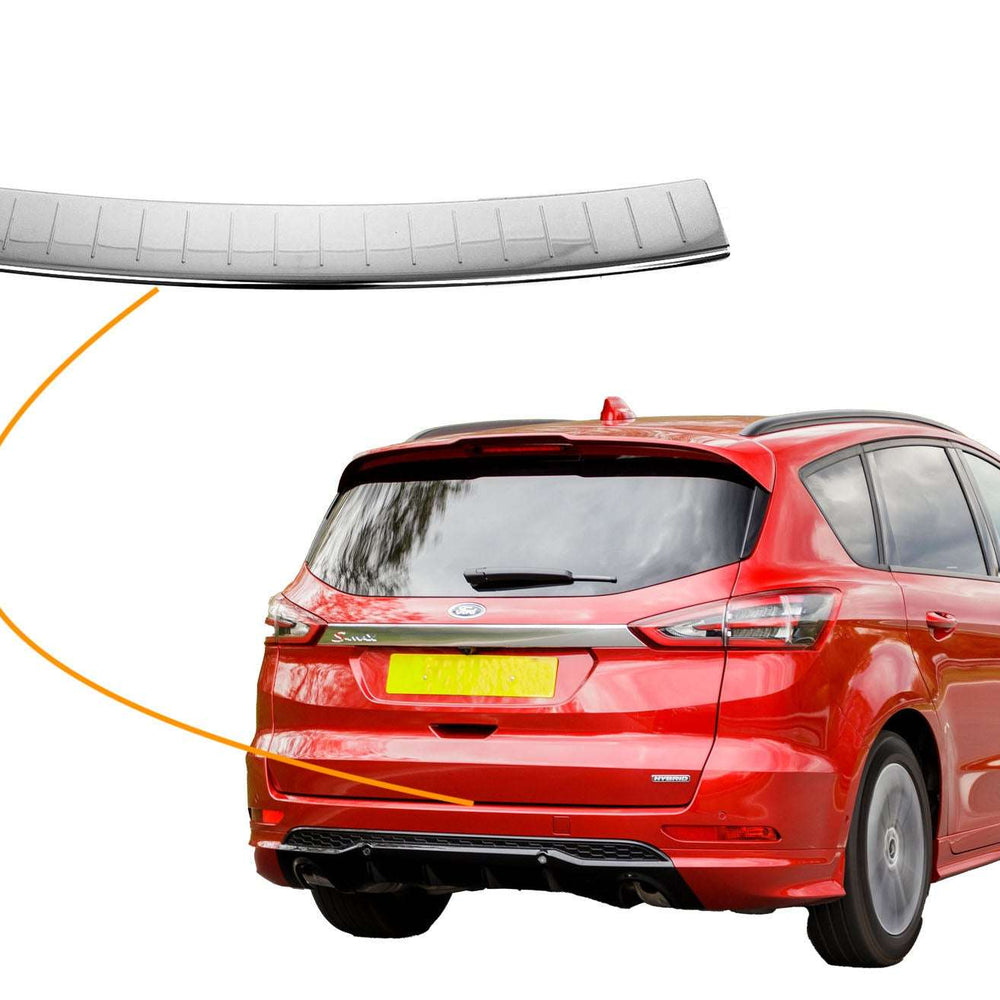Ford S-Max Chrome Rear Bumper Protector