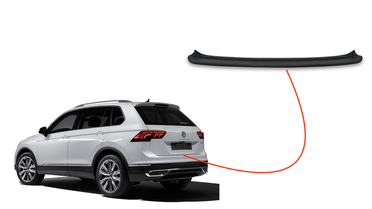 VW Tiguan 2016Up abs plastic rear bumper protector