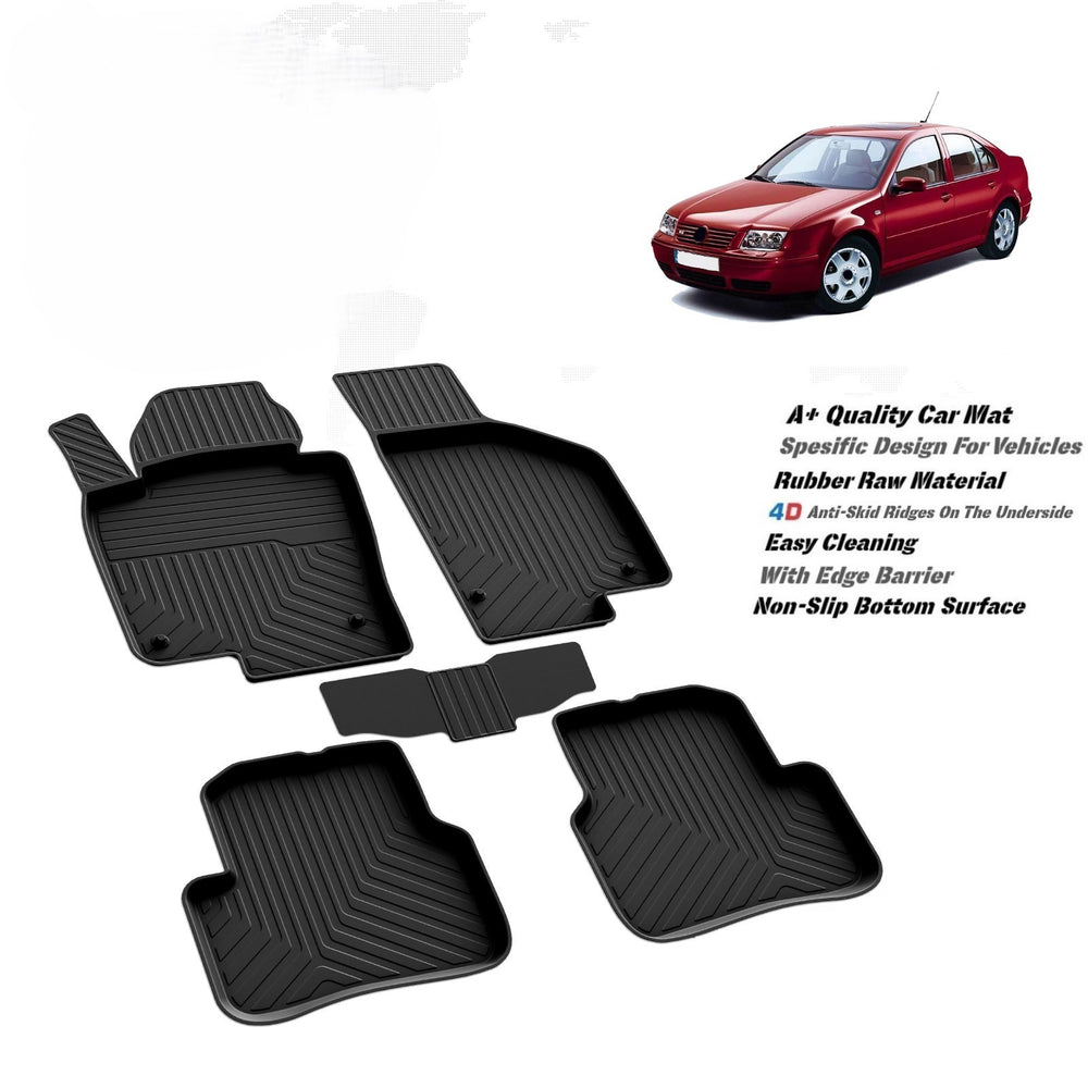 VW Bora 1998-2006 high quality rubber 4d floor mats