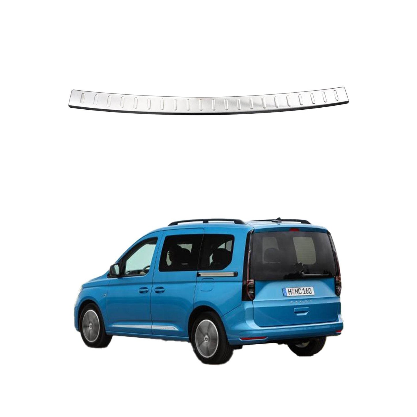 VW Caddy 2021-up chrome rear bumper guard - Love Trend