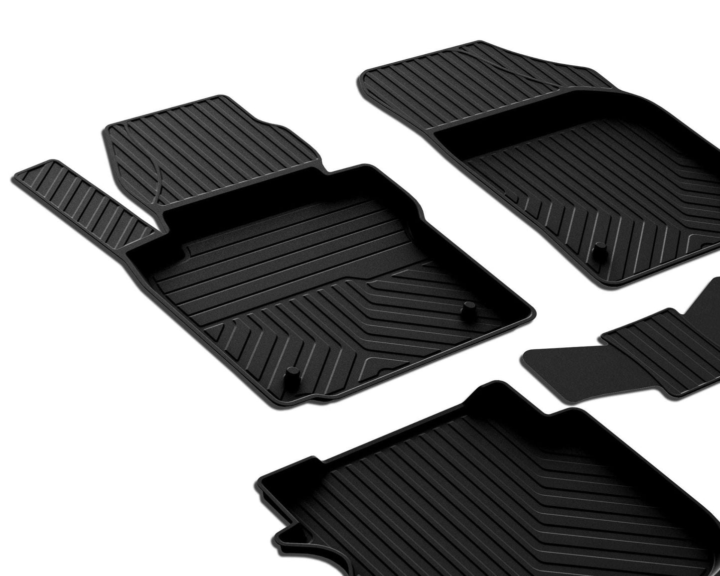 VW Caddy 2004-2019 high quality rubber 4d floor mats