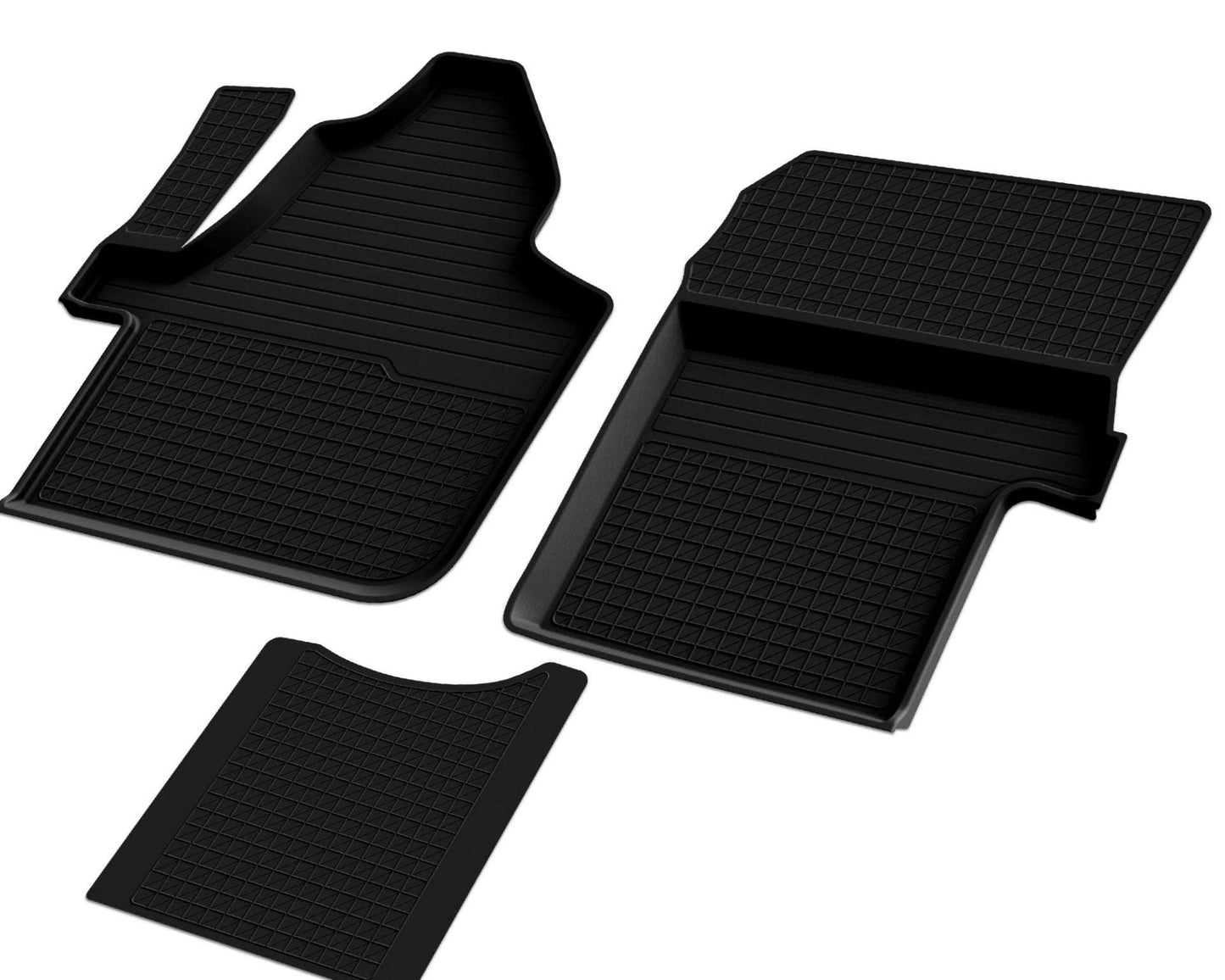 VW Crafter 2006up front double seat high quality rubber 4d floor mats