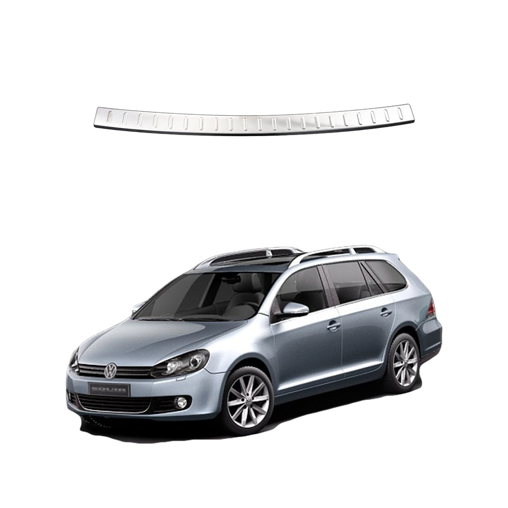 VW Golf 6 SW chrome rear bumper guard