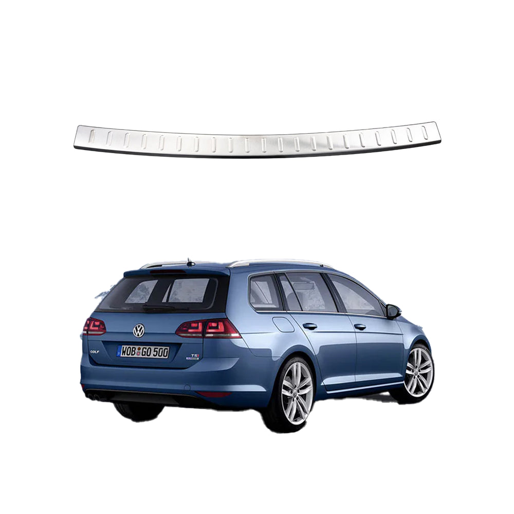 VW Golf 7 SW chrome rear bumper guard