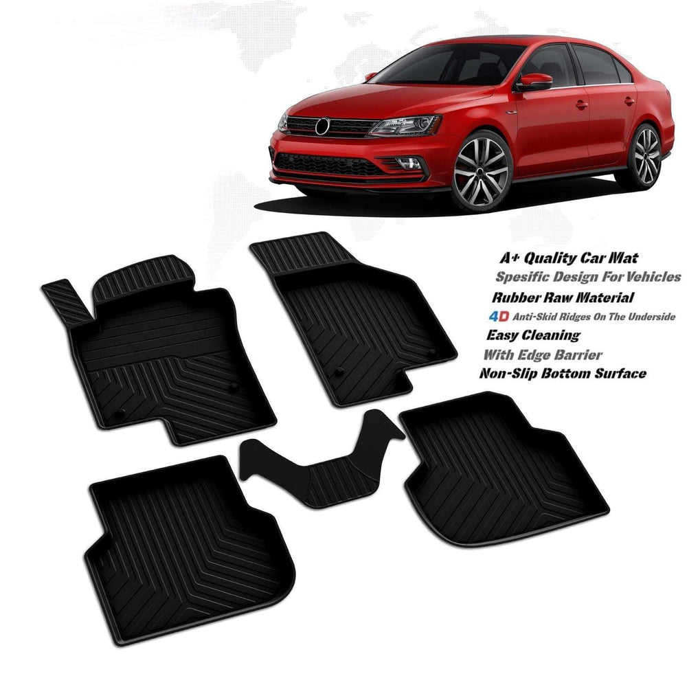 VW Jetta6 2011up high quality rubber 4d floor mats