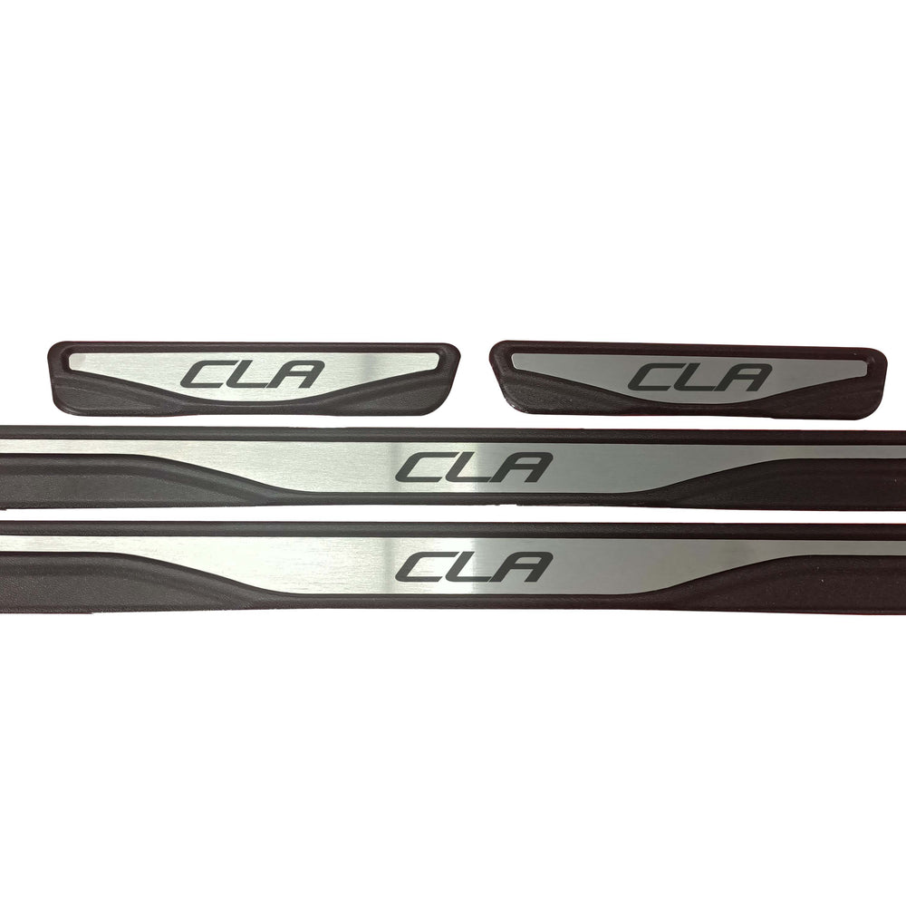 Mercedes CLA chrome door sill scratch guard