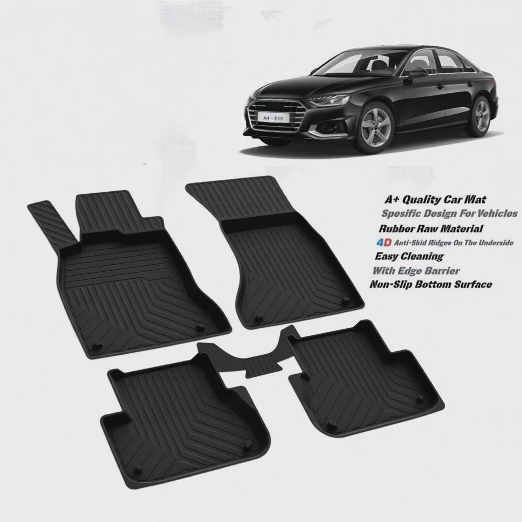 AUDI A4 (B10) 2019Up  high quality rubber 4d floor mats