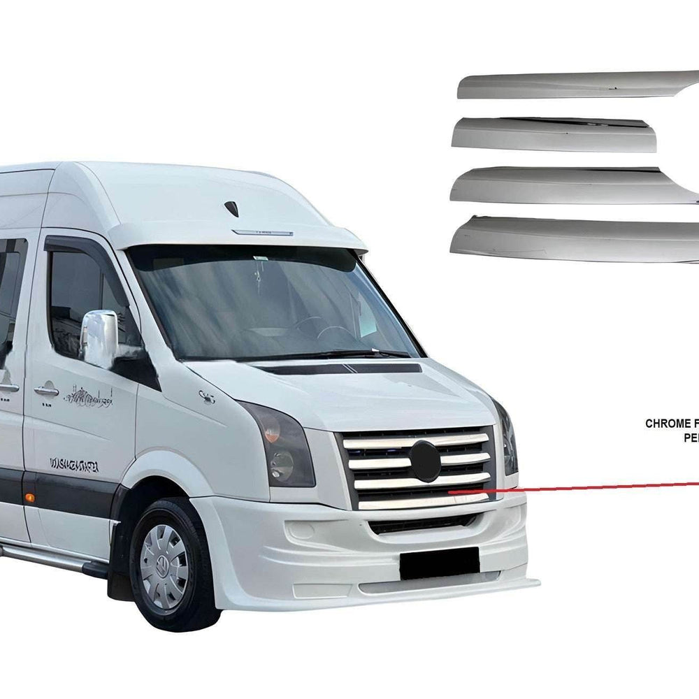 VW Crafter 2006-12 chrome front grill cover - Love Trend